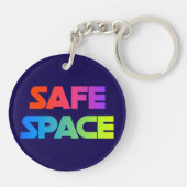 Veilige Ruimte Pride Sleutelhanger (Achterkant)