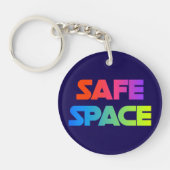 Veilige Ruimte Pride Sleutelhanger (Voorkant)