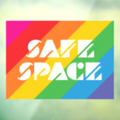 Veilige ruimte raamsticker (Vel 3)