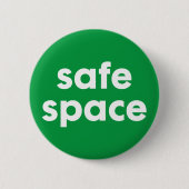 Veilige ruimtetoestel ronde button 5,7 cm (Voorkant)