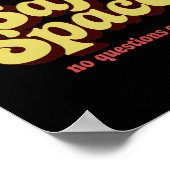 Veilige ruimtevaartaanbieder – ondersteunend en in poster (Hoek)