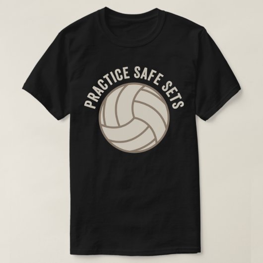 Veilige sets voor volleybaltraining t-shirt (Design voorkant)