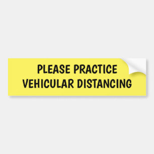 Veilige vervorming van voertuigen in de praktijk bumpersticker
