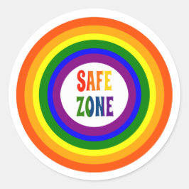 Veilige zone Regenboog Stickers
