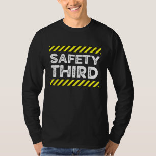 Veiligheid Derde 4 juli Patriottisch Knal Vuurwerk T-shirt