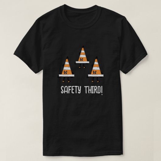 Veiligheid Derde! T-shirt (Design voorkant)