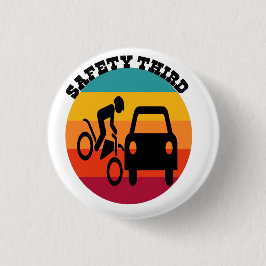 VEILIGHEID DERDE VIERDE JULI PATRIOTISCHE T-Shirt Ronde Button 3,2 Cm