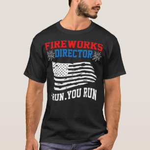 Veiligheid Derde Vuurwerk Grappig 4th of July Inde T-shirt