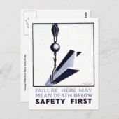 Veiligheid eerst briefkaart (Voorkant / Achterkant)