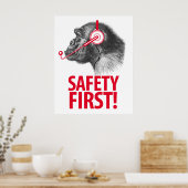 Veiligheid eerst! poster (Keuken)