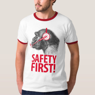 Veiligheid eerst! t-shirt