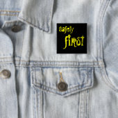 Veiligheid eerst vierkante button 5,1 cm (In situ)