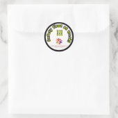 Veiligheid eerste sticker (Tas)