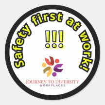 Veiligheid eerste sticker