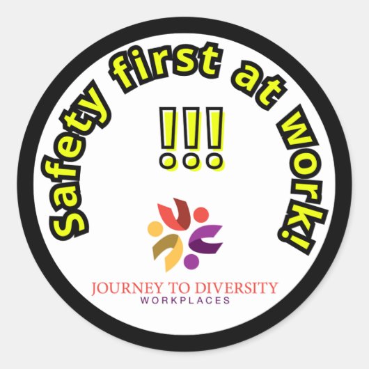 Veiligheid eerste sticker (Voorkant)