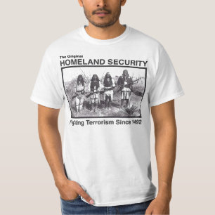 veiligheid in eigen land t-shirt