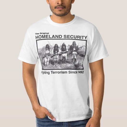 veiligheid in eigen land t-shirt (Voorkant)