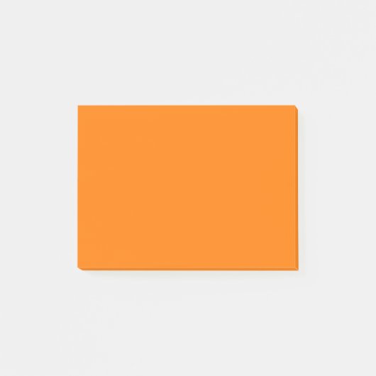 Veiligheid Oranje Stevige Kleur Post-it® Notes (Voorkant)