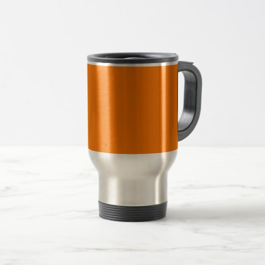 Veiligheid Oranje Stevige Kleur Reisbeker (Voorkant rechts)
