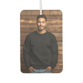 Veiligheid Slogan Custom Photo Modern Gift Luchtverfrisser (Voorkant)