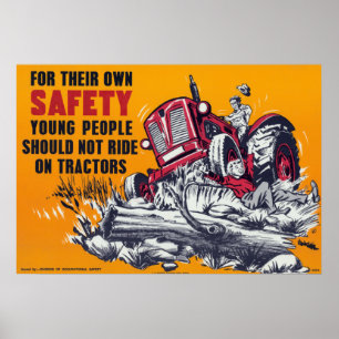 veiligheid van trekkers poster