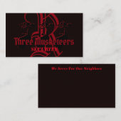 Veiligheid? Vrijwilligers Visitekaartje (Voorkant / Achterkant)