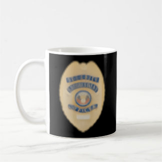 Veiligheidsbeambte Handhaving Badge Politiebewaker Koffiemok