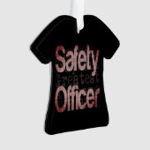 Veiligheidsbeambte Ornament (voorkant)