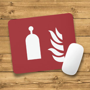 veiligheidsbord van het station met afstandsbedien muismat