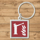 veiligheidsbord voor brandmelders sleutelhanger