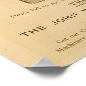  veiligheidscycli en kunstPoster Poster (Hoek)