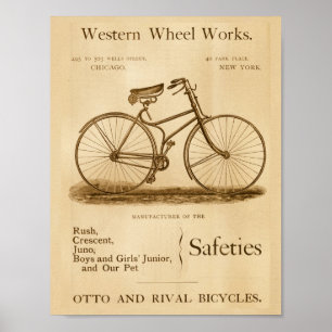 veiligheidscycli en kunstPoster Poster