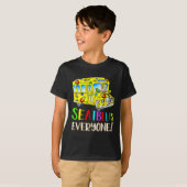 Veiligheidsgordels Iedereen Leuk Magische Schoolbu T-shirt (Voorkant volledig)
