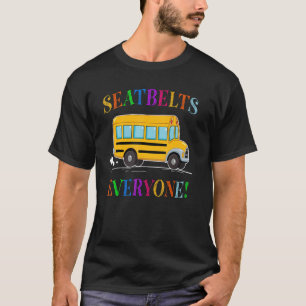 Veiligheidsgordels iedereen Magic School Bus Drive T-shirt