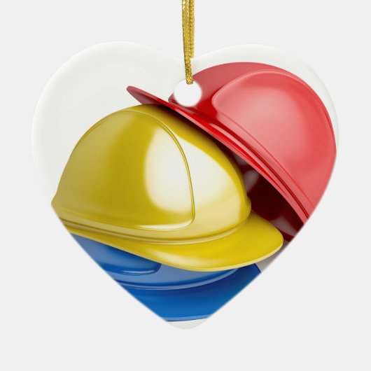 Veiligheidshelmen Keramisch Ornament (Voorkant)