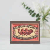  veiligheidslabel voor rooster briefkaart (Staand voorkant)