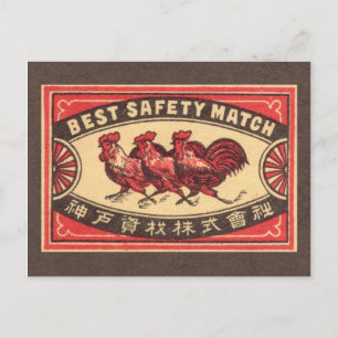  veiligheidslabel voor rooster briefkaart