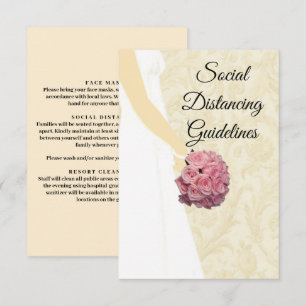 Veiligheidsmaatregelen voor het huwelijk van Cream Informatiekaartje