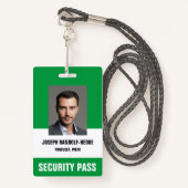 VEILIGHEIDSPAS - Verticale foto I.D. Badge (Voorkant met draagriem)