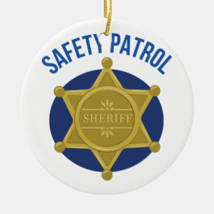 Veiligheidspatroon Keramisch Ornament