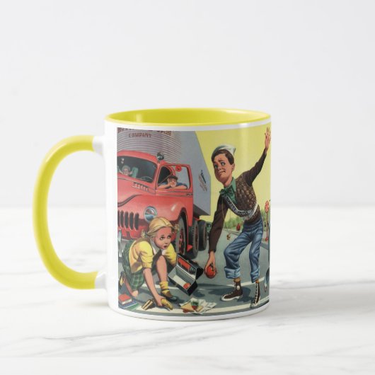 Veiligheidspatrouille Overstekende Garde Helpende Mok (Links)