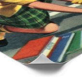 Veiligheidspatrouille Overstekende Garde Helpende Poster (Hoek)