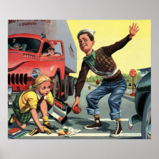  Veiligheidspatrouille Overstekende Garde Helpende Poster (Voorkant)