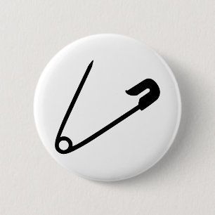 Veiligheidspeld Ronde Button 5,7 Cm