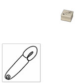 veiligheidspin 	rubberstempel (Gestempeld)