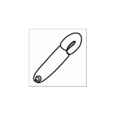 veiligheidspin 	rubberstempel (Afrduk)