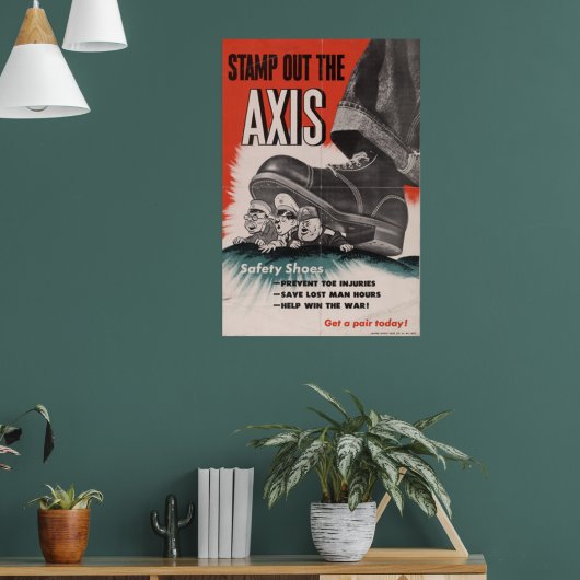 Veiligheidsschoenen Poster (Woonkamer 1)