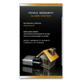 veiligheidsverzekering magnetisch visitekaartje (Voorkant Verticaal)