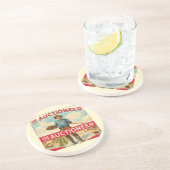 Veilingmeester Sigarenlabel Veiling Zandsteen Onderzetter (Zijkant)