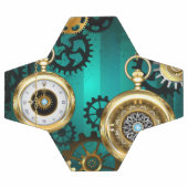 Veille bijoux Steampunk sur un Arrière - plan vert (Plat)